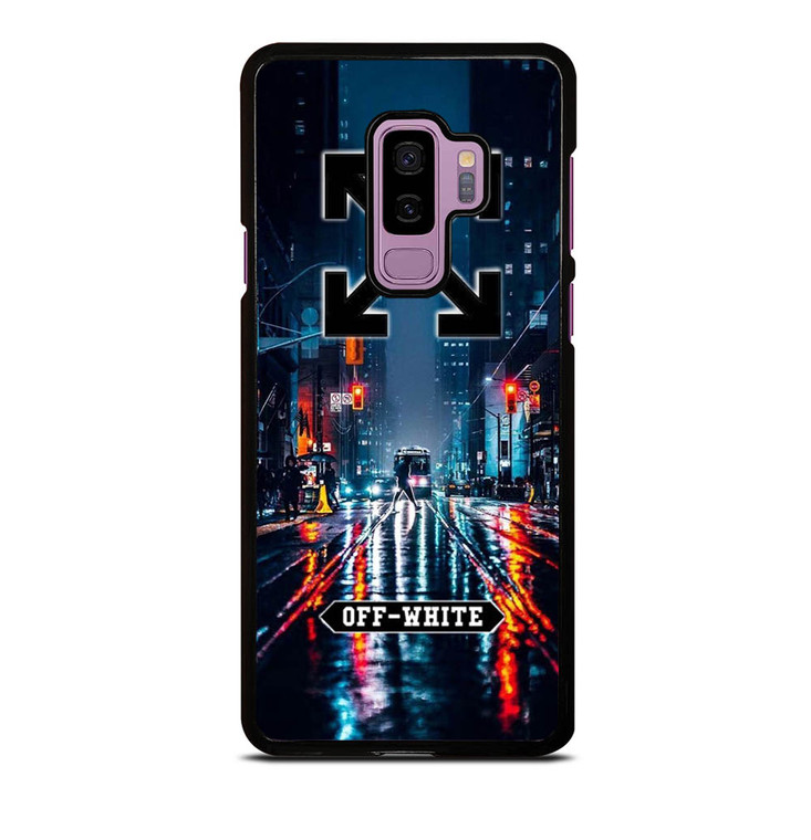 OFF WHITE NIGHT CITY Samsung Galaxy S9 Plus Case
