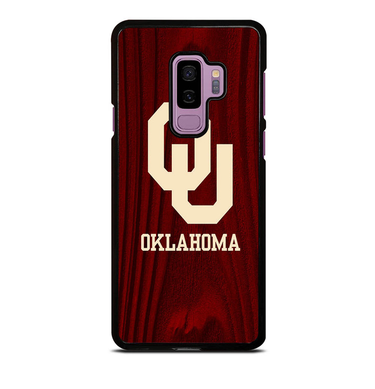 OKLAHOMA SOONERS WOODEN LOGO Samsung Galaxy S9 Plus Case