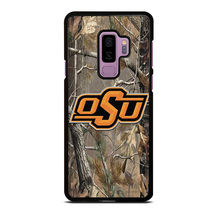 OKLAHOMA STATE UNIVERSITY CAMO LEAF Samsung Galaxy S9 Plus Case