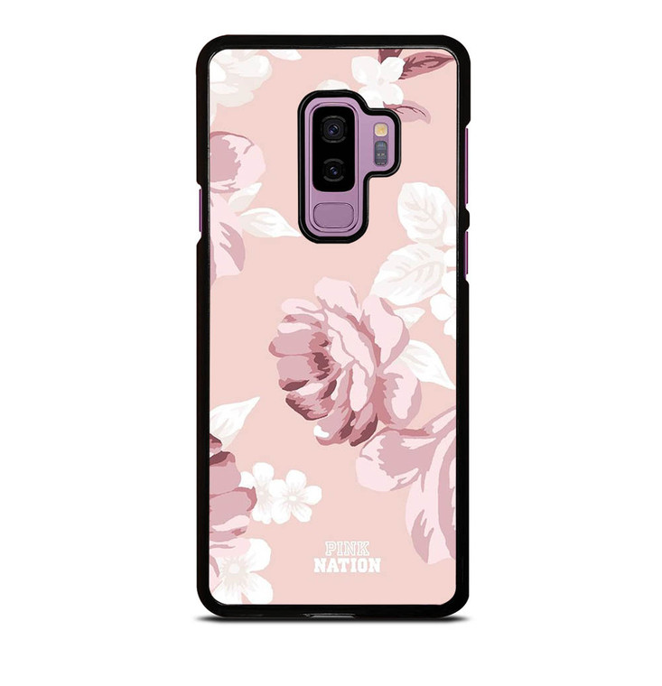 PINK VICTORIA'S SECRET FLOWER Samsung Galaxy S9 Plus Case
