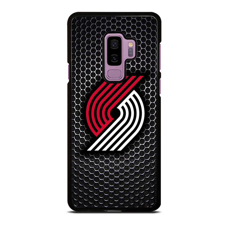 PORTLAND TRAIL BLAZERS SYMBOL METAL Samsung Galaxy S9 Plus Case