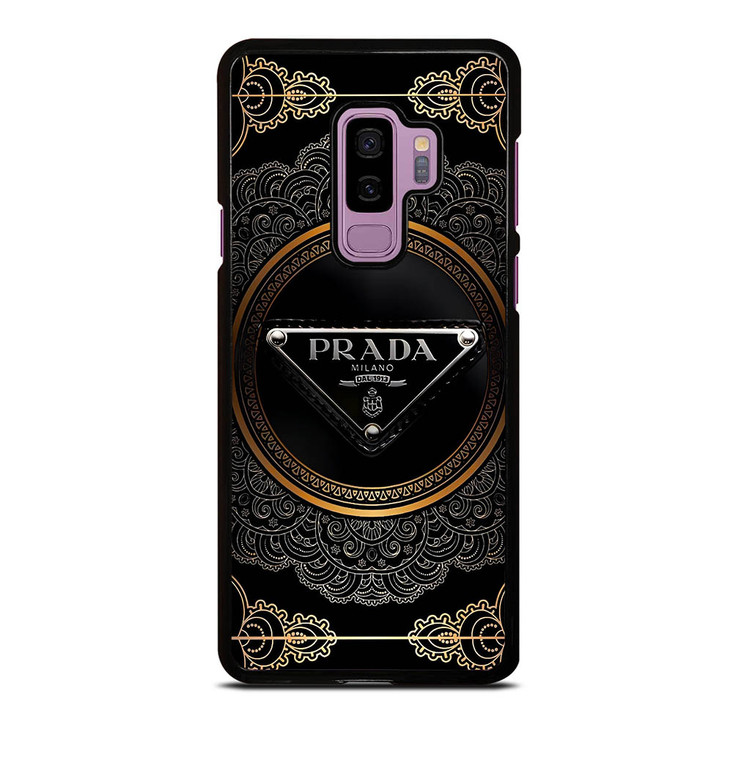 PRADA MILANO BLACK GOLD Samsung Galaxy S9 Plus Case