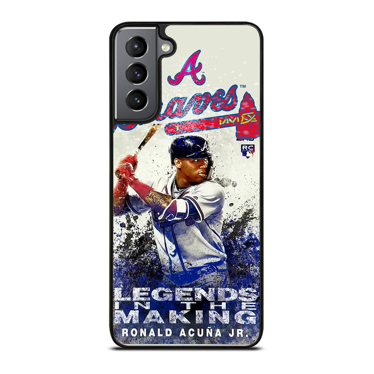 RONALD ACUNA JR ATLANTA BRAVES Samsung Galaxy S21 Plus Case RONALD ACUNA JR ATLANTA BRAVES Samsung Galaxy S21 Plus Case
