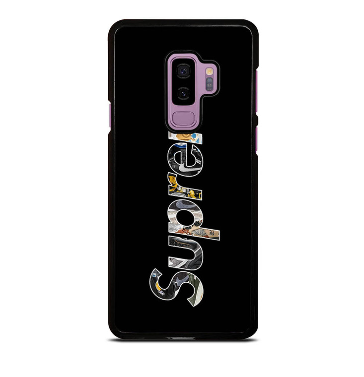 SUPREME NIKE SNEAKERS BLACK Samsung Galaxy S9 Plus Case