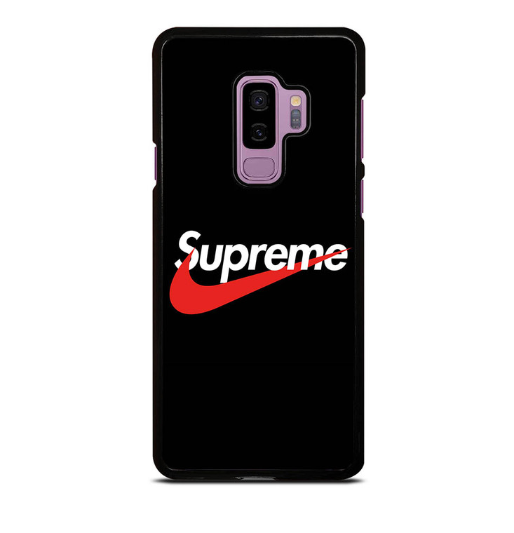 SUPREME X NIKE BLACK LOGO Samsung Galaxy S9 Plus Case