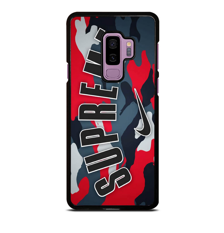 SUPREME X NIKE RED CAMO Samsung Galaxy S9 Plus Case