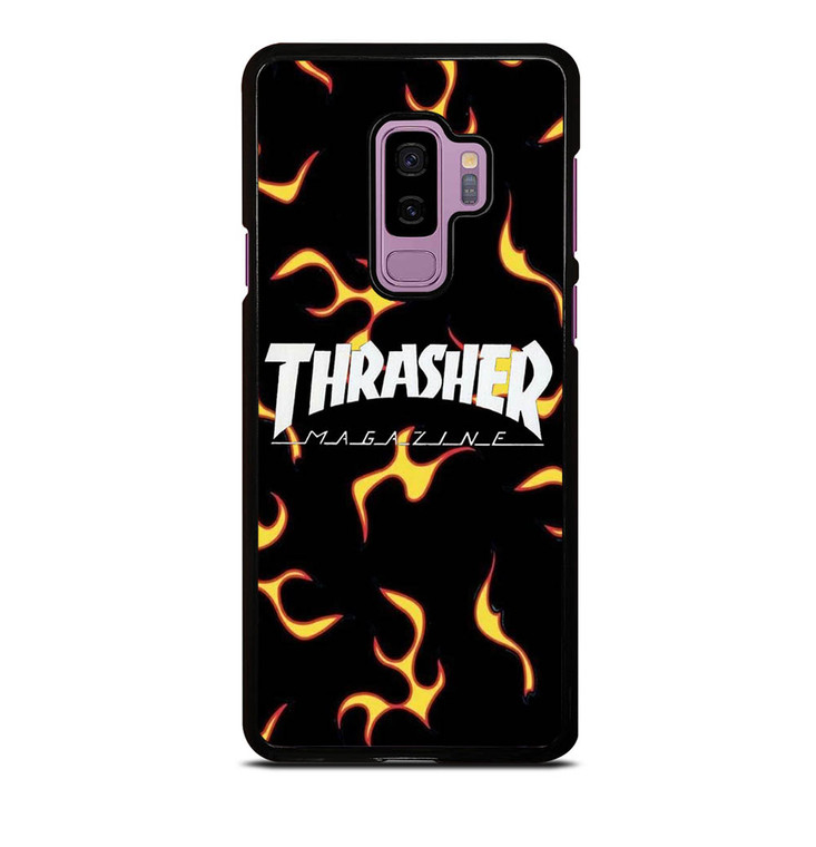THRASHER SKATEBOARD MAGAZINE FLAME Samsung Galaxy S9 Plus Case