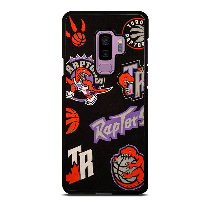 TORONTO RAPTORS LOGO COLLAGE Samsung Galaxy S9 Plus Case