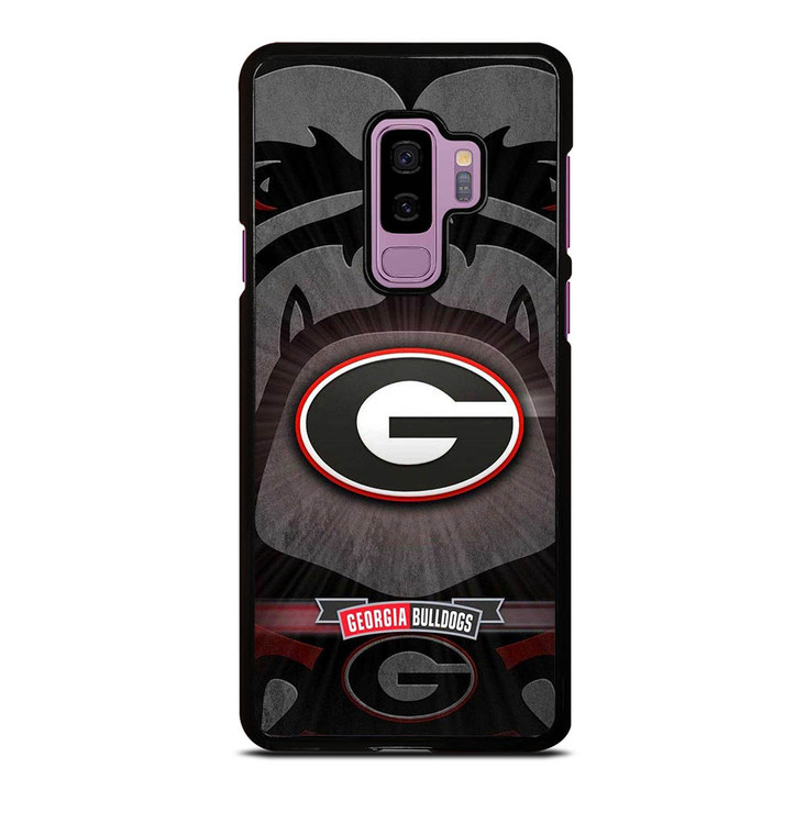 UNIVERSITY OF GEORGIA BULLDOGS UGA BLACK Samsung Galaxy S9 Plus Case