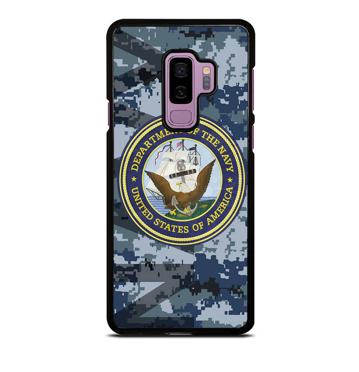 US NAVY CAMO LOGO Samsung Galaxy S9 Plus Case