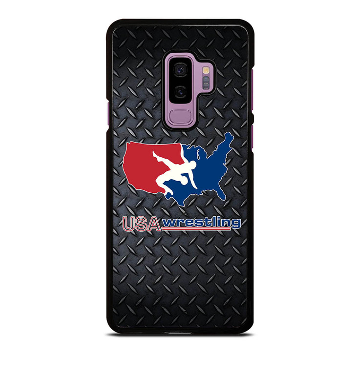 USA WRESTLING METAL LOGO Samsung Galaxy S9 Plus Case