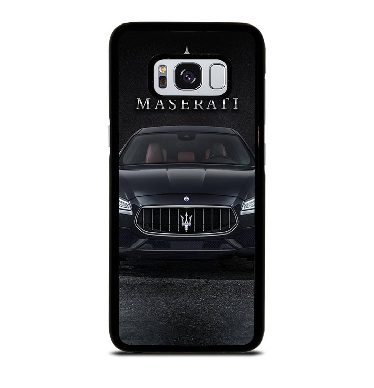 MASERATI CAR BLACK LOGO Samsung Galaxy S8 Case