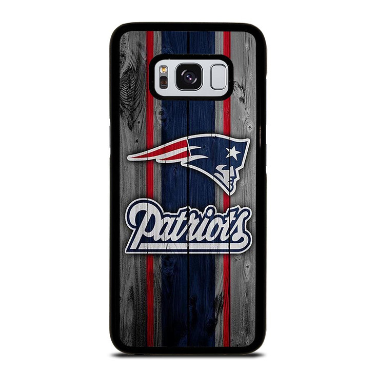 NEW ENGLAND PATRIOTS WOODEN LOGO Samsung Galaxy S8 Case
