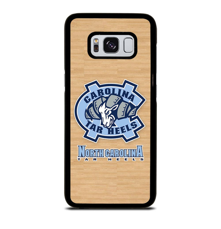 NORTH CAROLINA TAR HEELS WOODEN LOGO Samsung Galaxy S8 Case