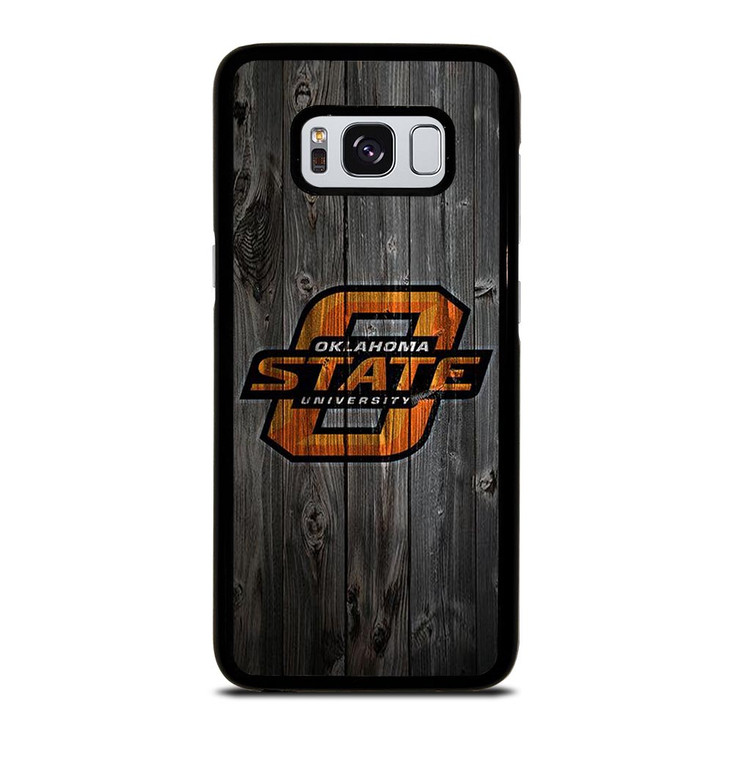 OKLAHOMA STATE UNIVERSITY WOODEN LOGO Samsung Galaxy S8 Case