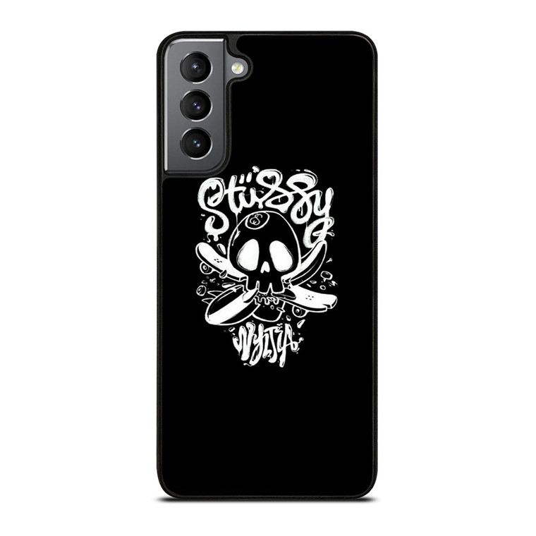 STUSSY SKULL LOGO ARTWORK Samsung Galaxy S21 Plus Case
