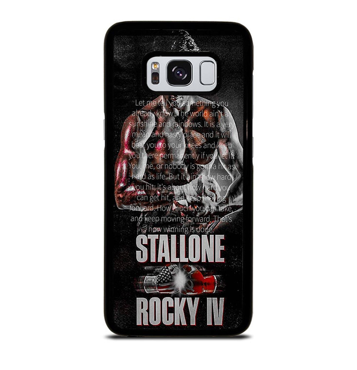 ROCKY BALBOA QUOTE 2 Samsung Galaxy S8 Case