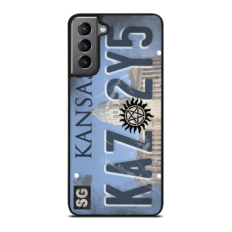 SUPERNATURAL LICENSE PLATE CUSTOM Samsung Galaxy S21 Plus Case
