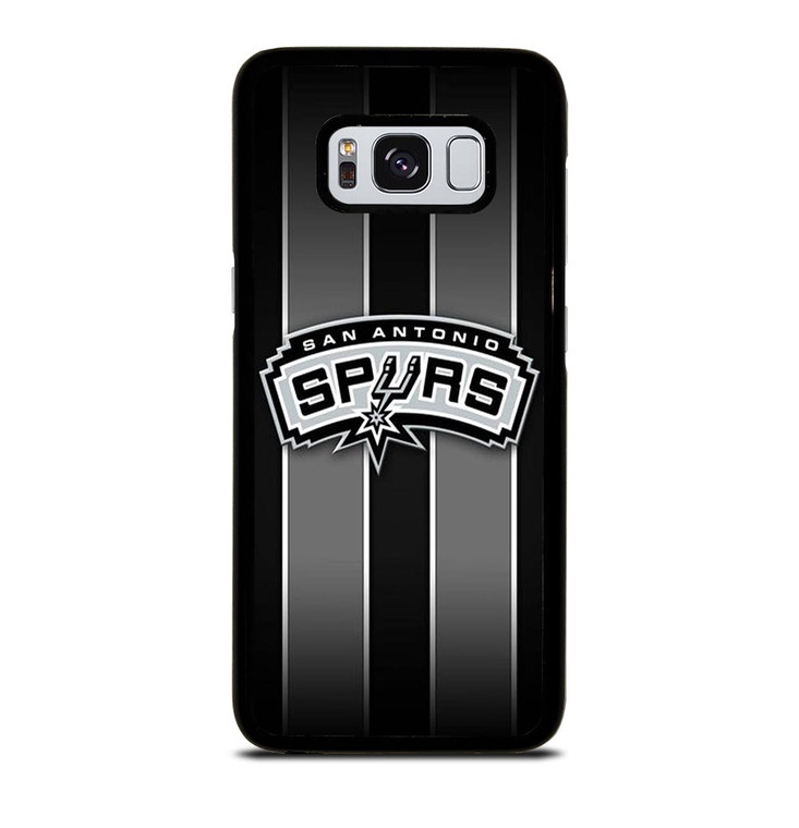 SAN ANTONIO SPURS NBA STRIPE LOGO Samsung Galaxy S8 Case