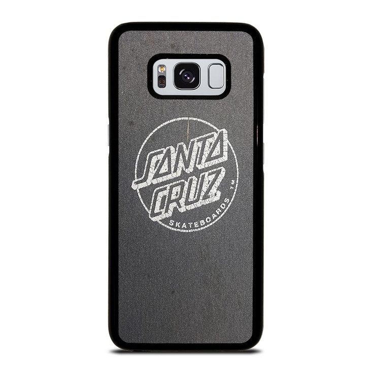 SANTA CRUZ SKATEBOARD LOGO ASPHALT Samsung Galaxy S8 Case