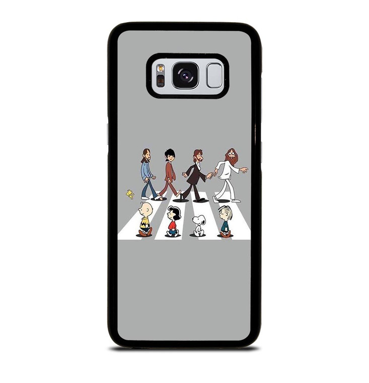 SNOOPY CHARLIE BROWN CROSS Samsung Galaxy S8 Case