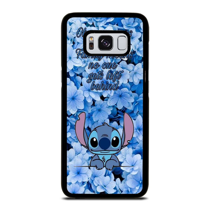 STITCH DISNEY OHANA FAMILY QUOTE Samsung Galaxy S8 Case