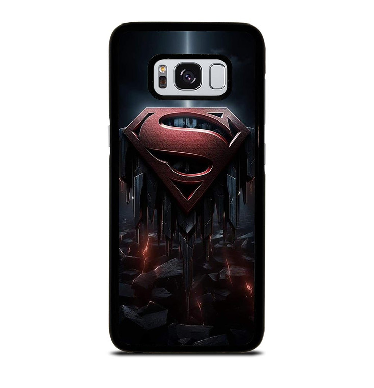 SUPERMAN DARK LOGO ICON Samsung Galaxy S8 Case