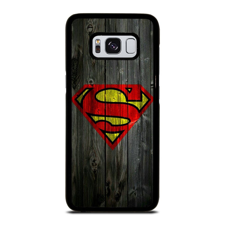SUPERMAN WOODEN LOGO Samsung Galaxy S8 Case