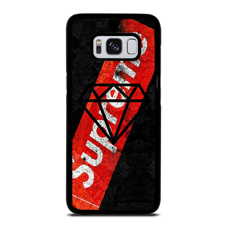 SUPREME DIAMOND SUPPLY CO BLACK Samsung Galaxy S8 Case