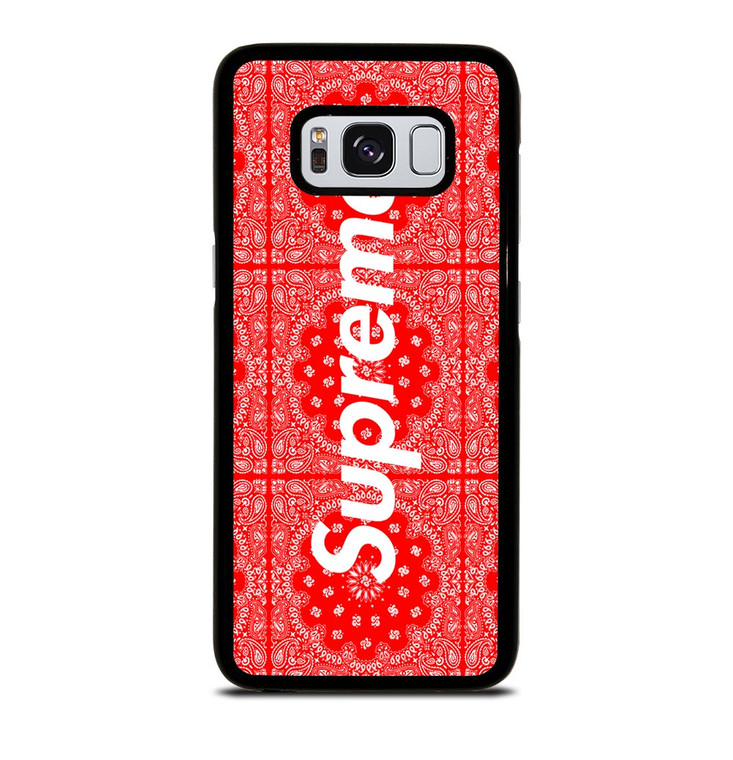 SUPREME RED BANDANA Samsung Galaxy S8 Case