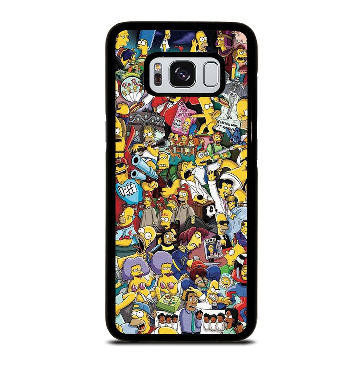 THE SIMPSONS ALL COLLAGE Samsung Galaxy S8 Case
