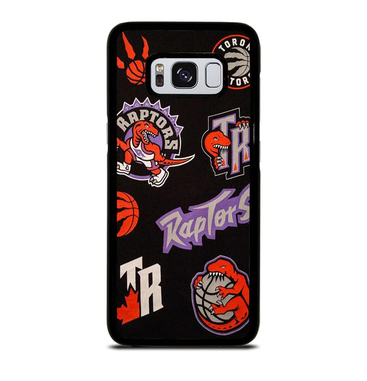 TORONTO RAPTORS LOGO COLLAGE Samsung Galaxy S8 Case