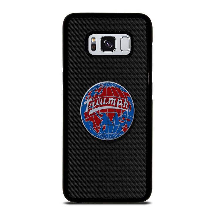 TRIUMPH WORLDWIDE LOGO CARBON Samsung Galaxy S8 Case