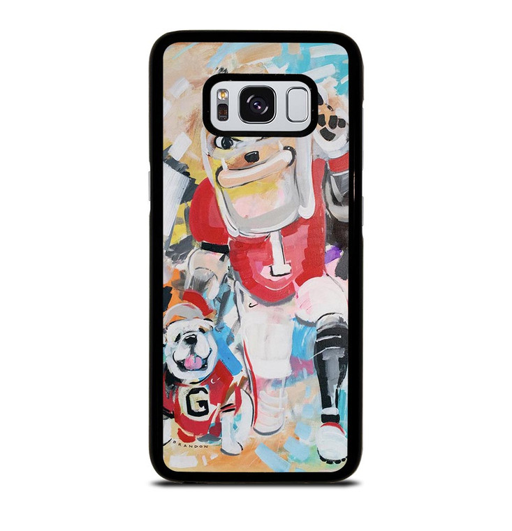 UNIVERSITY OF GEORGIA BULLDOGS UGA ART Samsung Galaxy S8 Case