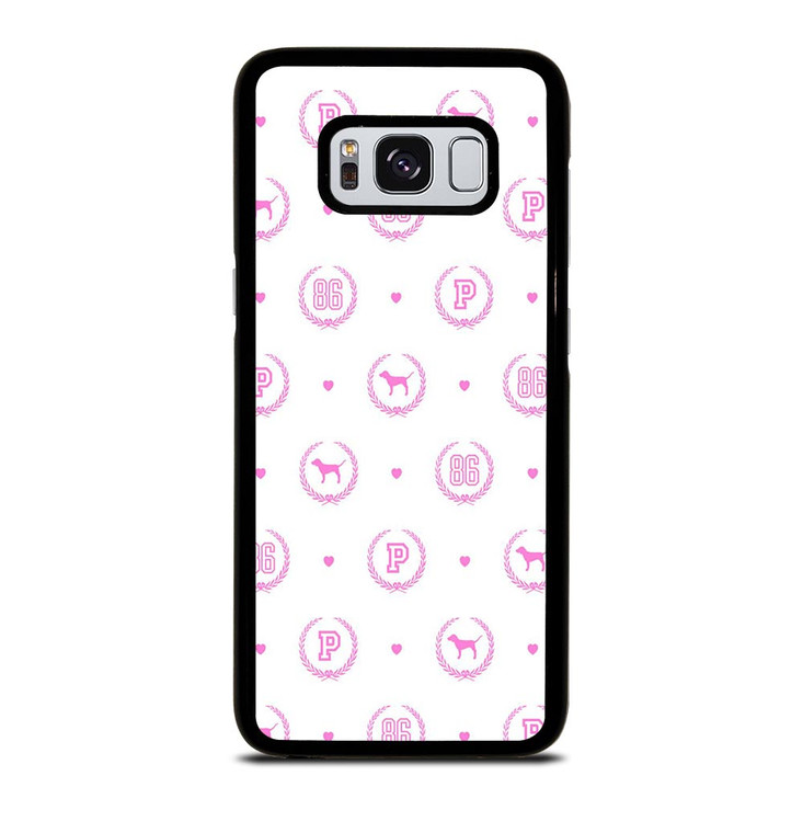 VICTORIA'S SECRET PINK LOVE DOG 86 Samsung Galaxy S8 Case