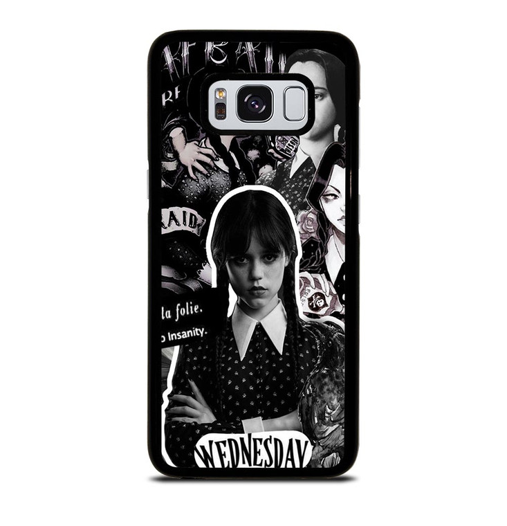 WEDNESDAY ADDAMS MOVIES COLLAGE Samsung Galaxy S8 Case