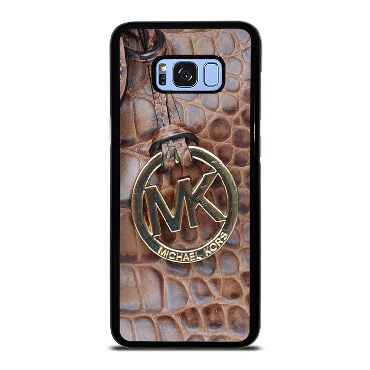 MICHAEL KORS BROWN LEATHER Samsung Galaxy S8 Plus Case
