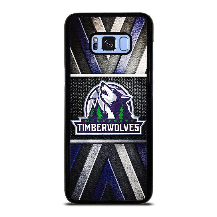MINNESOTA TIMBERWOLVES METAL SYMBOL Samsung Galaxy S8 Plus Case