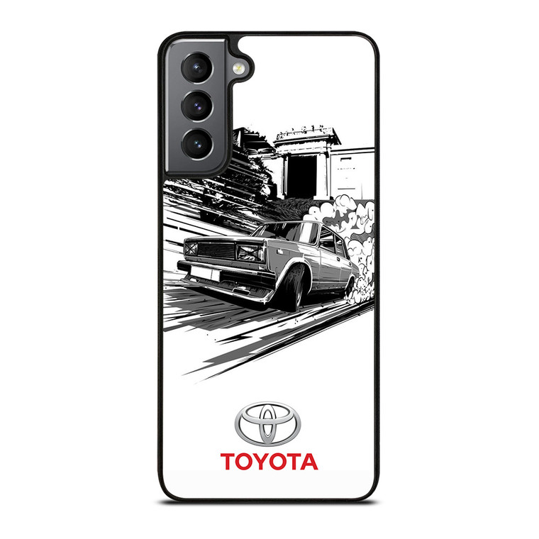 TOYOTA CAR CLASSIC SKETCH Samsung Galaxy S21 Plus Case