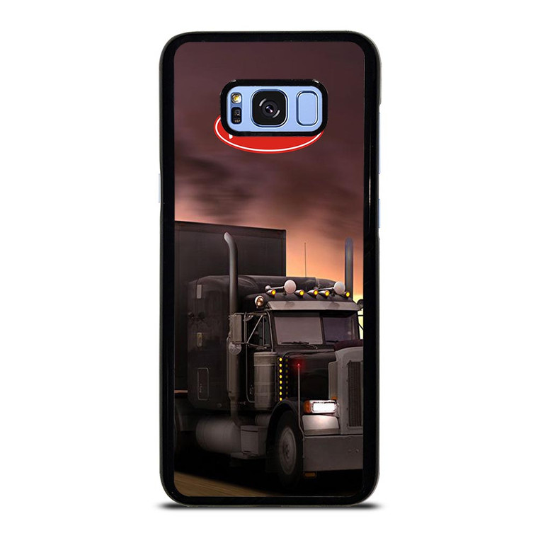 PETERBILT BLACK TRUCK Samsung Galaxy S8 Plus Case
