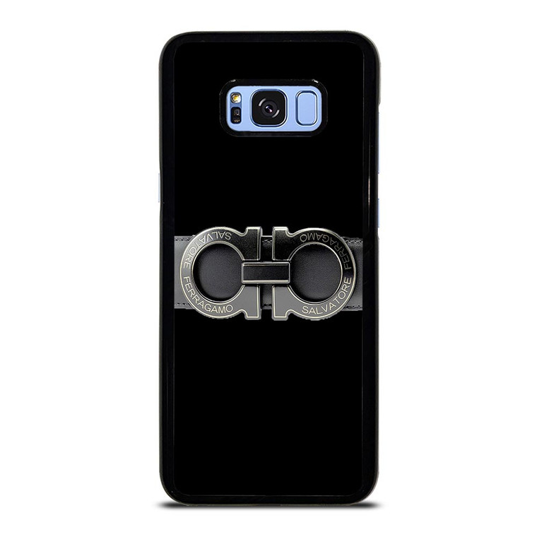 SALVATORE FERRAGAMO BELT BLACK Samsung Galaxy S8 Plus Case