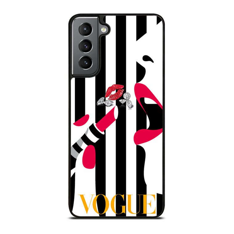 VOGUE LOGO LIPSTICK Samsung Galaxy S21 Plus Case