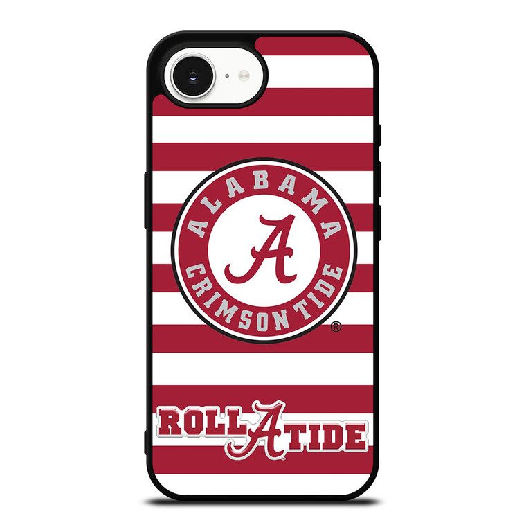 ALABAMA CRIMSON TIDE ROLL A TIDE STRIPE LOGO iPhone 16e Case