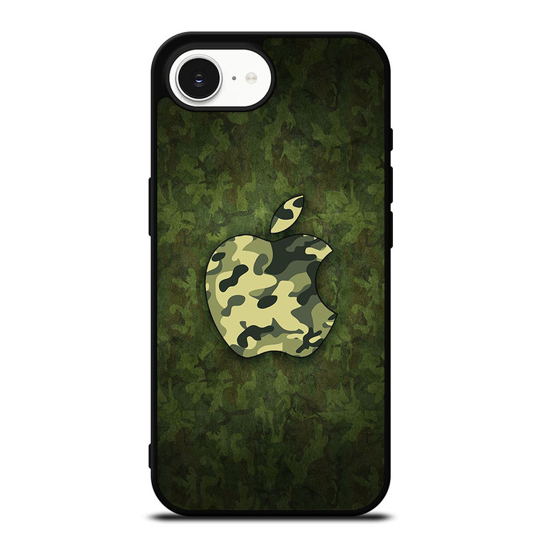 APPLE LOGO CAMO GREEN iPhone 16e Case