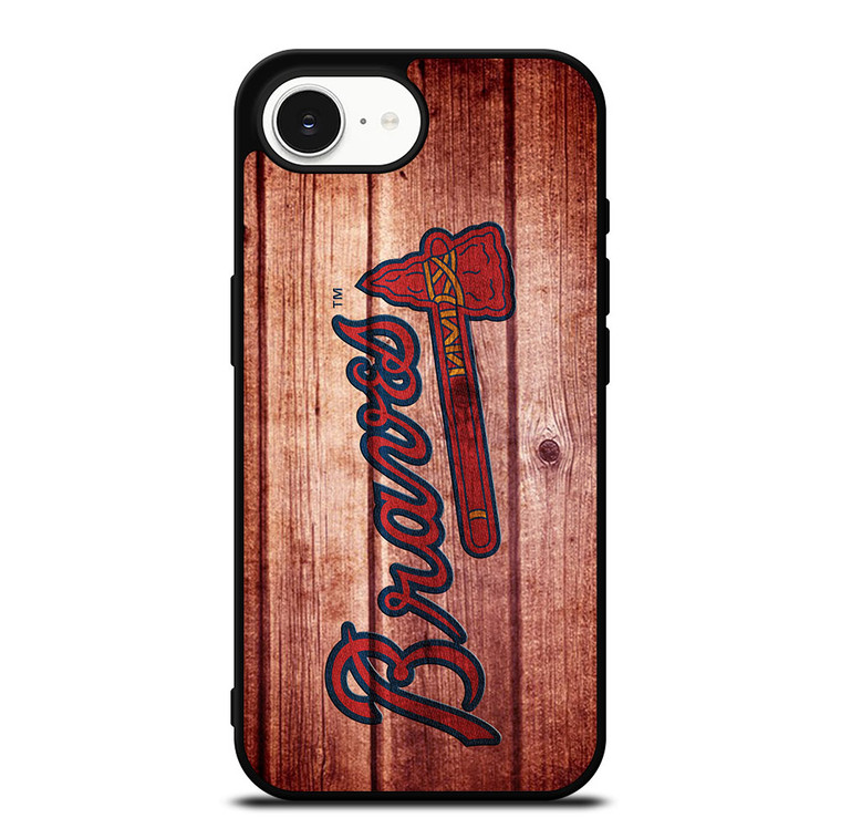 ATLANTA BRAVES BASEBALL WOOD iPhone 16e Case