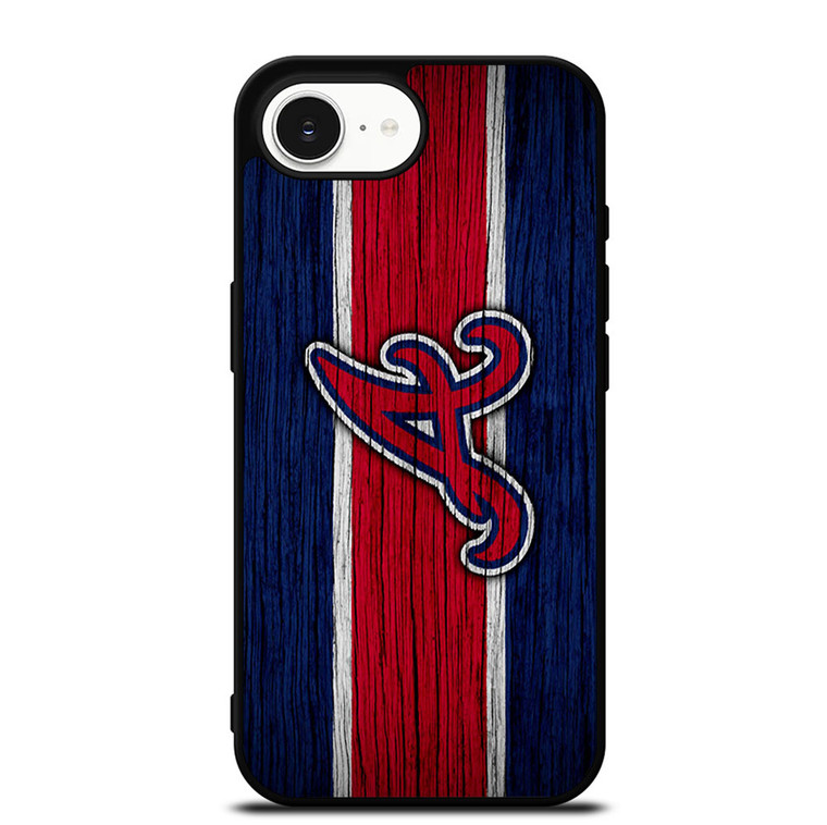 ATLANTA BRAVES MLB LOGO STRIPS iPhone 16e Case