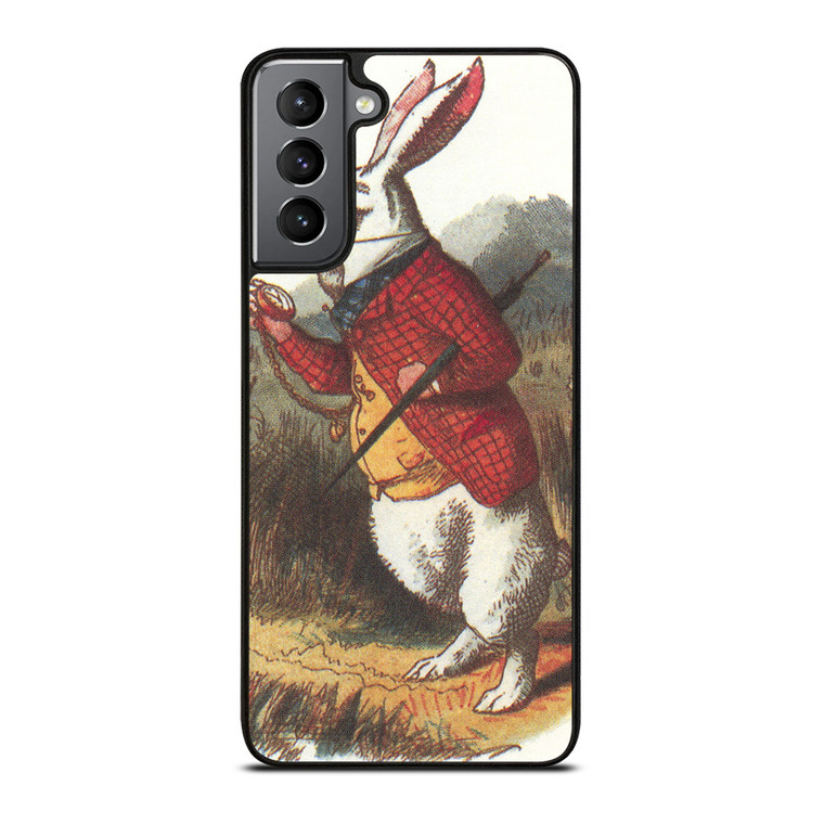 WHITE RABBIT ALICE IN WONDERLAND Disney Samsung Galaxy S21 Plus Case