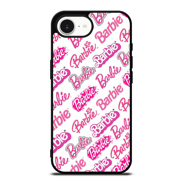 BARBIE TYPOGRAPHY PATTERN iPhone 16e Case