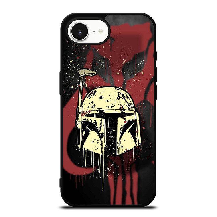 BOBA FETT HELMET STAR WARS ART iPhone 16e Case