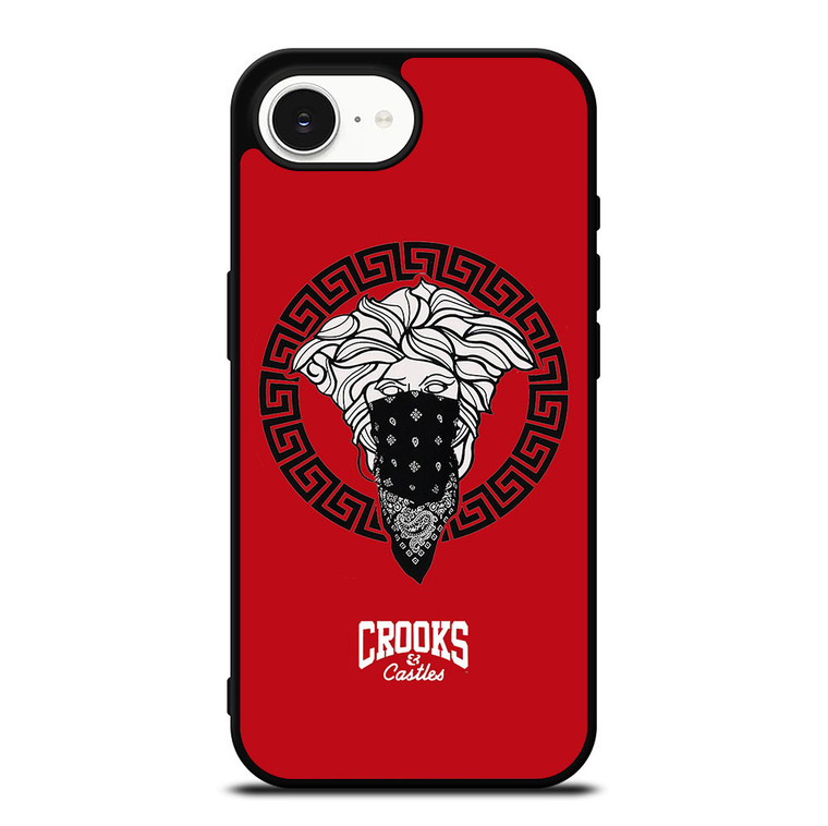 CROOK AND CASTLES BANDANA RED iPhone 16e Case